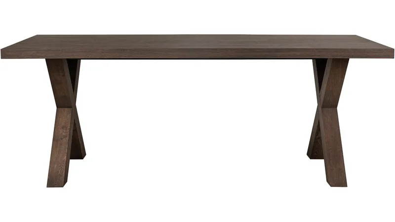 Matbord Lindor 200x100 cm - Oljad brun ekfaner - Möbler - Bord & matgrupp - Matbord & köksbord