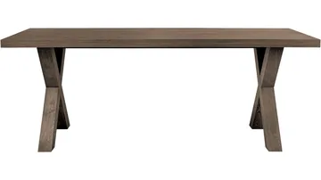Matbord Lindor 200x100 cm - Oljad grå ekfaner - Möbler - Bord & matgrupp - Matbord & köksbord