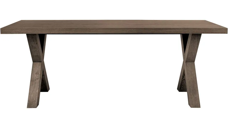 Matbord Lindor 200x100 cm - Oljad grå ekfaner - Möbler - Bord & matgrupp - Matbord & köksbord