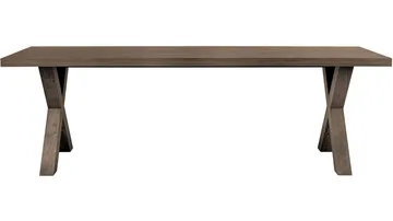 Matbord Lindor 240x100 cm - Oljad grå ekfanér - Möbler - Bord & matgrupp - Matbord & köksbord