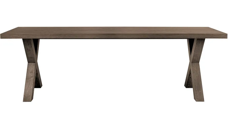 Matbord Lindor 240x100 cm - Oljad grå ekfanér - Möbler - Bord & matgrupp - Matbord & köksbord