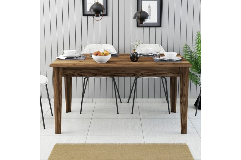 Lissione Matbord 145x88 cm Brun - Hanah Home - Möbler - Bord & matgrupp - Matbord & köksbord