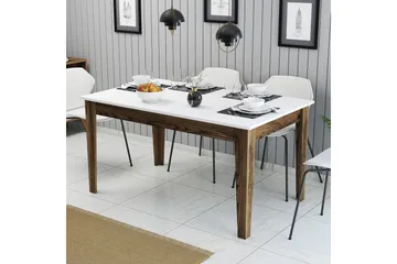 Lissione Matbord 145x88 cm Brun/Vit - Hanah Home - Möbler - Bord & matgrupp - Matbord & köksbord