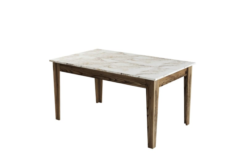 Matbord Lissione 145x88 cm Brun/Vit - Hanah Home - Möbler - Bord & matgrupp - Matbord & köksbord