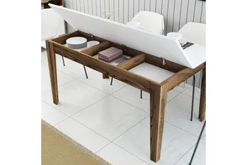 Lissione Matbord 145x88 cm Brun/Vit - Hanah Home - Möbler - Bord & matgrupp - Matbord & köksbord