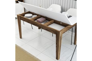 Lissione Matbord 145x88 cm Brun/Vit - Hanah Home - Möbler - Bord & matgrupp - Matbord & köksbord