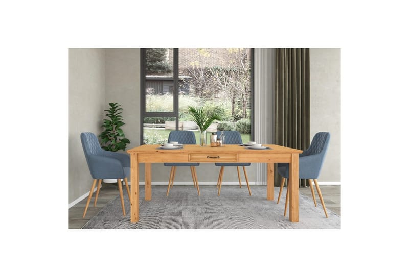 Matbord Loft24 Matbord Loft24 Selma Brown 0 - Möbler - Bord & matgrupp - Matbord & köksbord