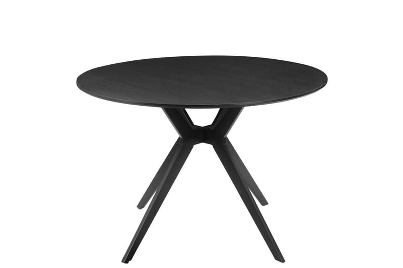 Matbord Loft24 Philip Matbord Rund 110 cm Svart - Möbler - Bord & matgrupp - Matbord & köksbord