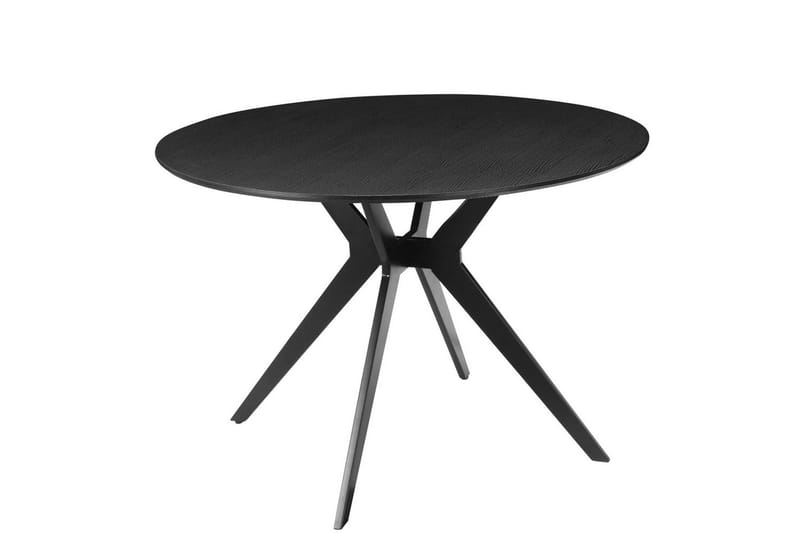 Matbord Loft24 Philip Matbord Rund 110 cm Svart