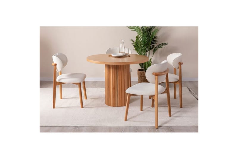 Matbord Masazumi Bok - Brun - Möbler - Bord & matgrupp - Matbord & köksbord