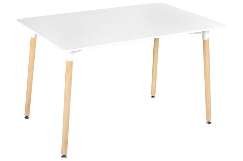 Matbord Medvina 80x120 cm, Vit/Ljusbrun