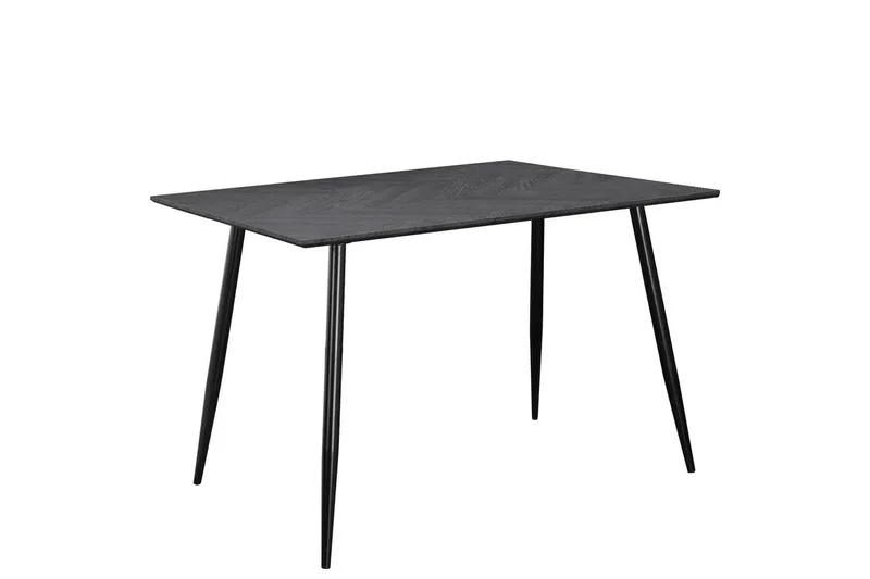 Matbord Monza 120x80x76 cm, Fiskben Greyeik/Svart, 120x80x76 cm, Fiskben Greyeik/Svart