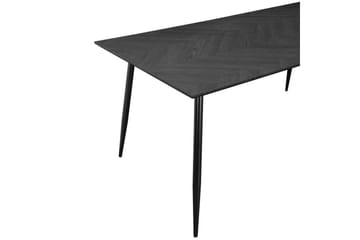 Matbord Monza 120x80x76 cm, Fiskben Greyeik/Svart - 120x80x76 cm, Fiskben Greyeik/Svart - Möbler - Bord & matgrupp - Matbord & köksbord