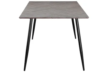 Matbord Monza 160x90x76 cm, Fiskben Viteik/Svart - 160x90x76 cm, Fiskben Viteik/Svart - Möbler - Bord & matgrupp - Matbord & köksbord