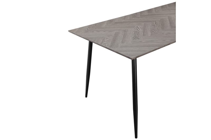 Matbord Monza 160x90x76 cm, Fiskben Viteik/Svart - 160x90x76 cm, Fiskben Viteik/Svart - Möbler - Bord & matgrupp - Matbord & köksbord