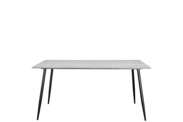 Matbord Monza 160x90x76 cm, Sten/Svart - 160x90x76 cm, Sten/Svart - Möbler - Bord & matgrupp - Matbord & köksbord