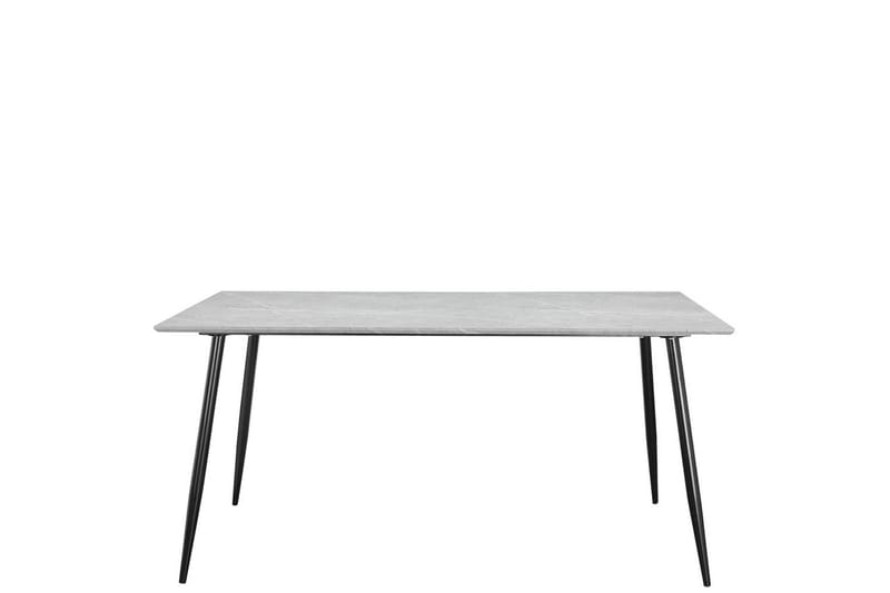 Matbord Monza 160x90x76 cm, Sten/Svart - 160x90x76 cm, Sten/Svart - Möbler - Bord & matgrupp - Matbord & köksbord