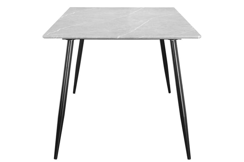 Matbord Monza 160x90x76 cm, Sten/Svart - 160x90x76 cm, Sten/Svart - Möbler - Bord & matgrupp - Matbord & köksbord