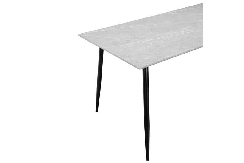 Matbord Monza 160x90x76 cm, Sten/Svart - 160x90x76 cm, Sten/Svart - Möbler - Bord & matgrupp - Matbord & köksbord