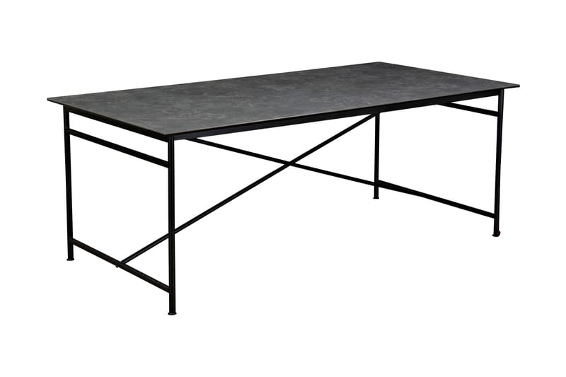 Matbord Narses 200 cm - Svart|Grå - Matbord & köksbord