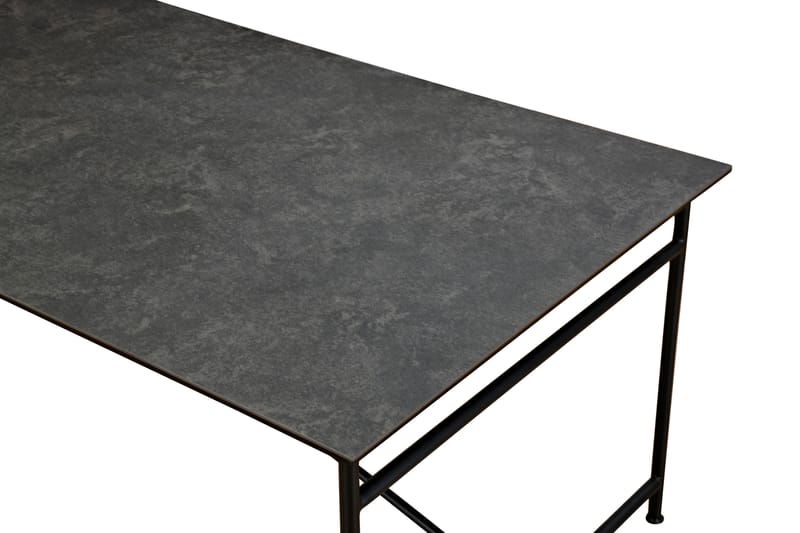 Matbord Narses 200 cm - Svart|Grå - Matbord & köksbord