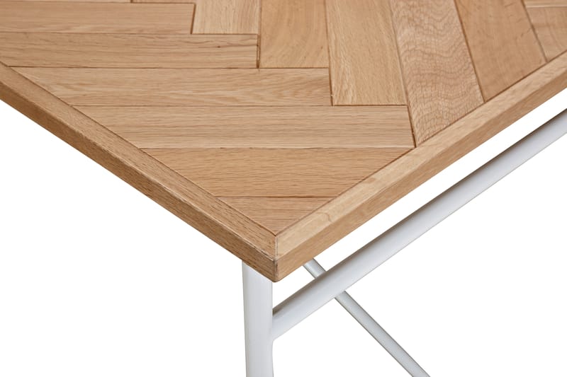 Matbord Narses 200 cm - Vit - Matbord & köksbord