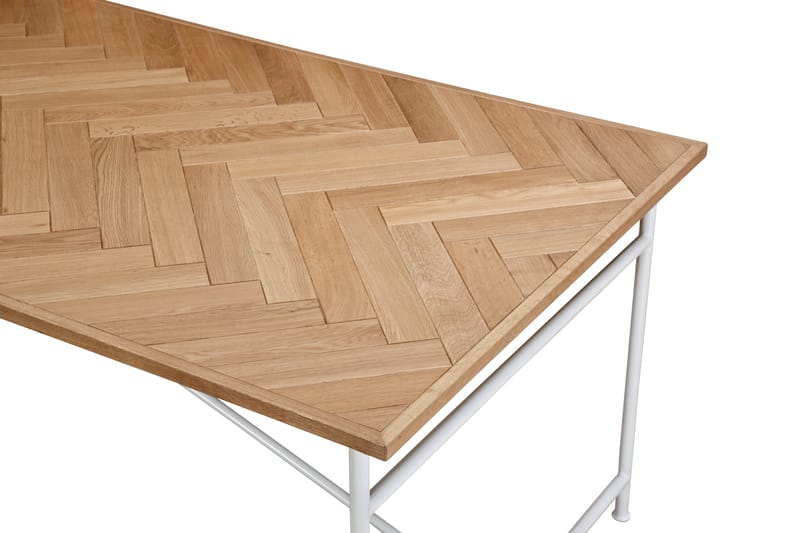 Matbord Narses 200 cm - Vit - Matbord & köksbord