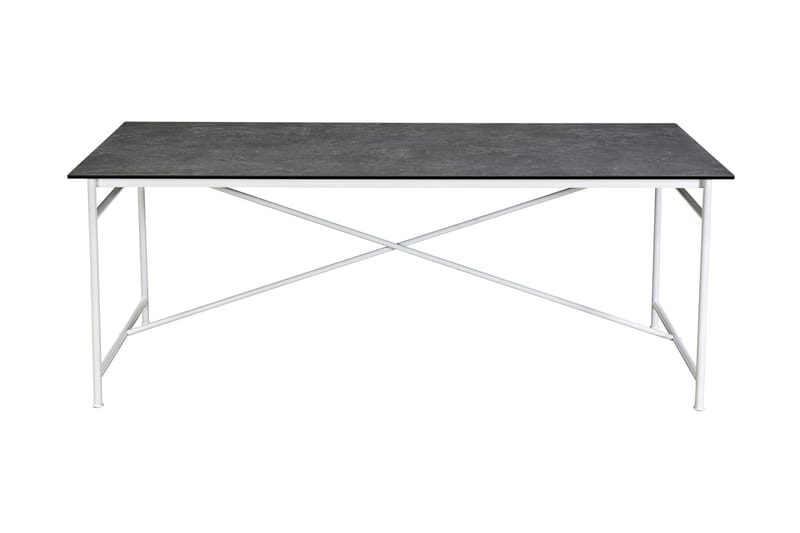 Matbord Narses 200 cm - Vit|Grå - Matbord & köksbord