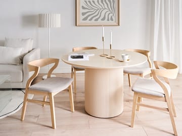Matbord Newell 120 cm - Ljusbeige - Möbler - Bord & matgrupp - Matbord & köksbord