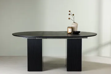 Matbord NO_BRAND Matilda Dining Table Extendable 130/180 - Black / MDF with veneer Black - Möbler - Bord & matgrupp - Matbord & köksbord