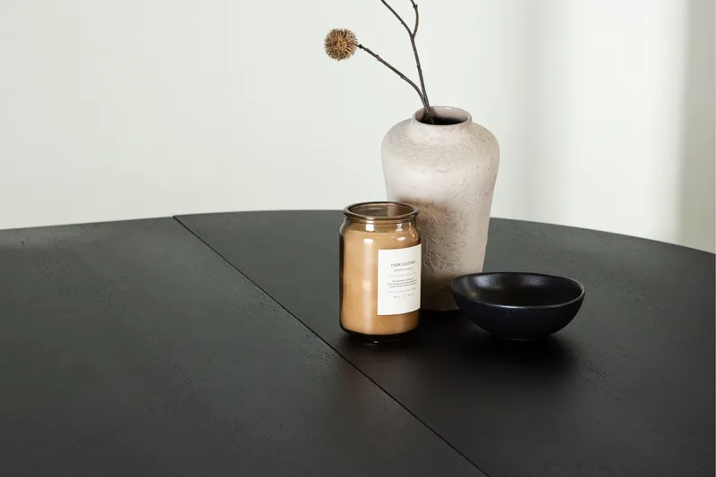 Matbord NO_BRAND Matilda Dining Table Extendable 130/180 - Black / MDF with veneer Black - Möbler - Bord & matgrupp - Matbord & köksbord