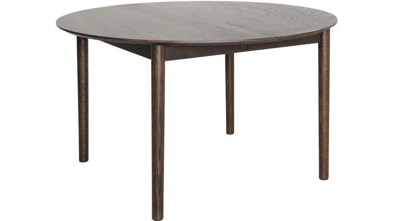 Matbord Nordal 130+50+50 cm, Brunlackad