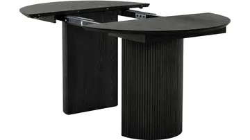 Matbord Odmark 105 cm - Svartlackad Ask - Möbler - Bord & matgrupp - Matbord & köksbord