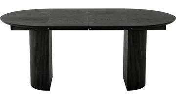 Matbord Odmark 105 cm - Svartlackad Ask - Möbler - Bord & matgrupp - Matbord & köksbord
