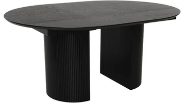 Matbord Odmark 120 cm - Svartlackad ask - Möbler - Bord & matgrupp - Klaffbord & hopfällbart bord