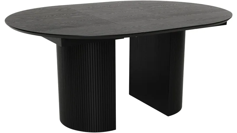 Matbord Odmark 120 cm - Svartlackad ask - Möbler - Bord & matgrupp - Klaffbord & hopfällbart bord