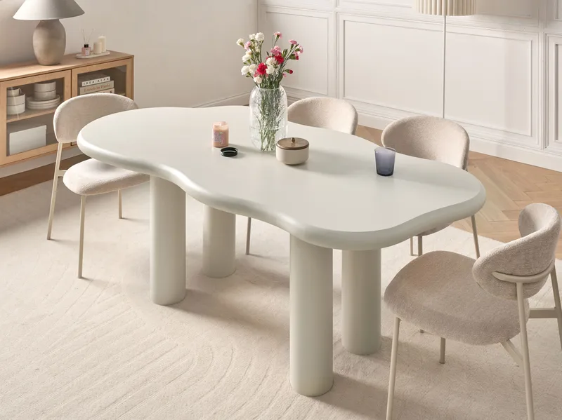 Matbord Ondle 188 cm - Off-white - Möbler - Bord & matgrupp - Matbord & köksbord