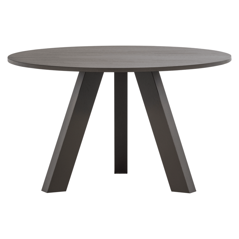 Matbord Rhonda 129 cm Rund, Mellanbrun