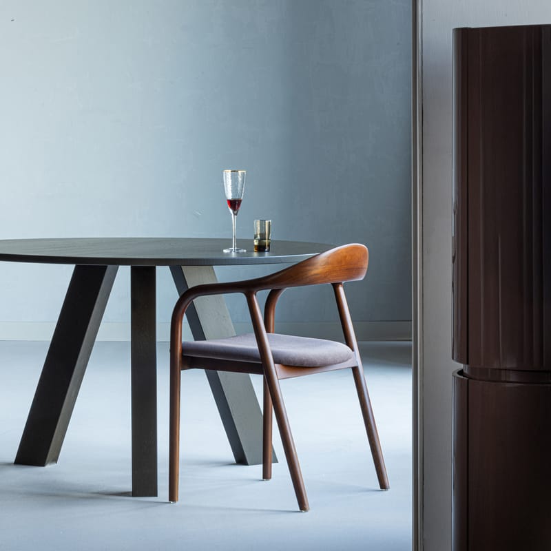 Matbord Rhonda 129 cm Rund - Mellanbrun - Möbler - Bord & matgrupp - Matbord & köksbord