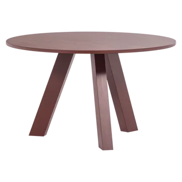 Matbord Rhonda 129 cm Rund - Vinröd - Möbler - Bord & matgrupp - Matbord & köksbord