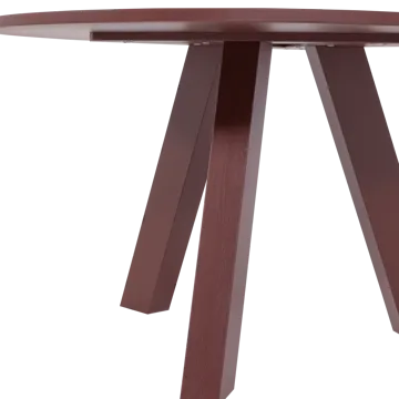 Matbord Rhonda 129 cm Rund - Vinröd - Möbler - Bord & matgrupp - Matbord & köksbord