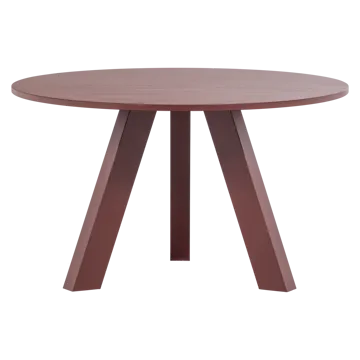 Matbord Rhonda 129 cm Rund - Vinröd - Möbler - Bord & matgrupp - Matbord & köksbord