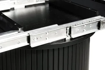 Kopparbo Matbord Runt 106-156 cm Förlängningsbart - Svart trä - Möbler - Bord & matgrupp - Matbord & köksbord