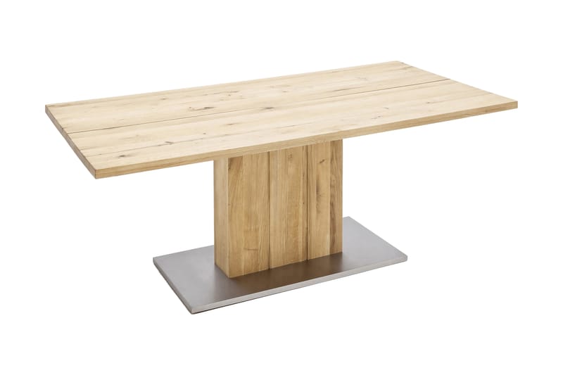 Matbord Santu 200 cm - Trä|Natur - Matbord & köksbord