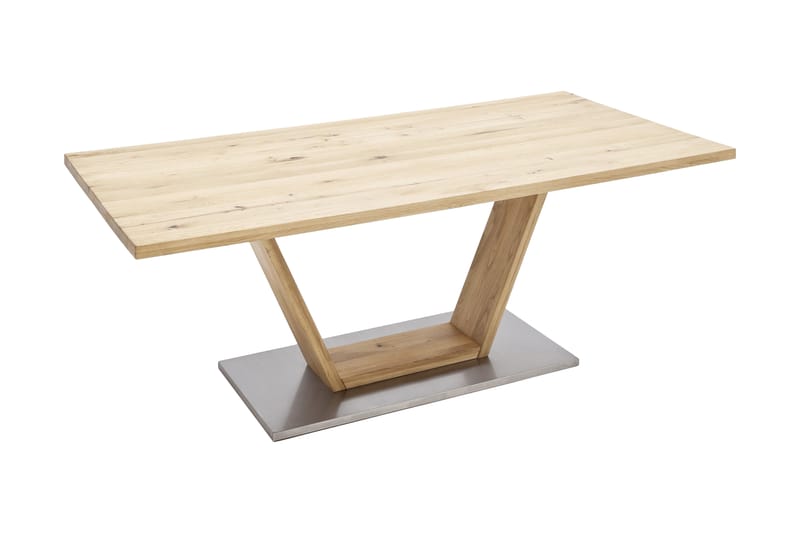 Matbord Santu 200 cm - Trä|Natur - Matbord & köksbord