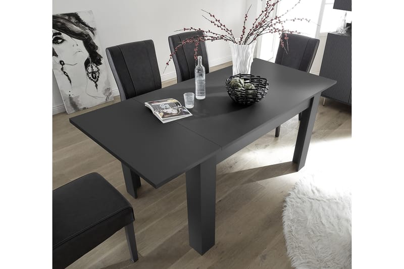 Matbord Tiros Förlängningsbart 137 cm - Grå - Matbord & köksbord