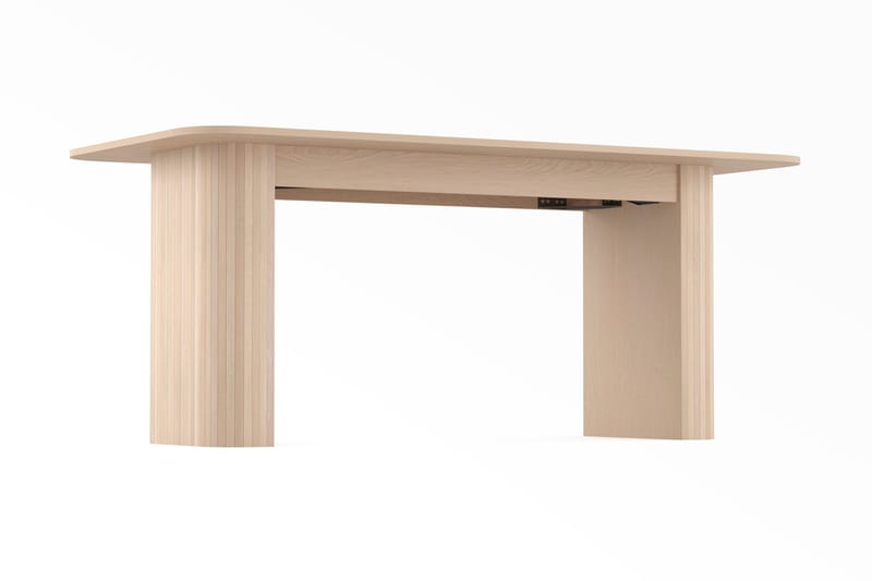 Kopparbo Matbord 180-240 cm Förlängningsbart - Ljust vitlaserat ekträ - Möbler - Bord & matgrupp - Matbord & köksbord