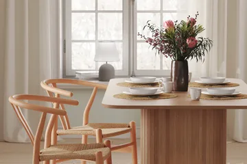 Kopparbo Matbord 180-240 cm Förlängningsbart - Ljust vitlaserat ekträ - Möbler - Bord & matgrupp - Matbord & köksbord