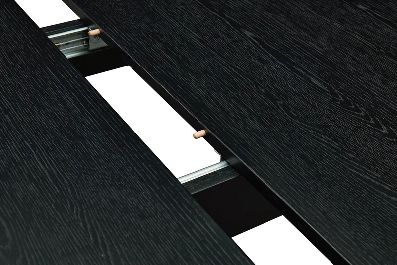 Kopparbo Matbord 180-240 cm Förlängningsbart - Svart trä - Möbler - Bord & matgrupp - Matbord & köksbord