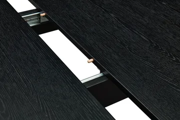 Kopparbo Matbord 180-240 cm Förlängningsbart - Svart trä - Möbler - Bord & matgrupp - Matbord & köksbord